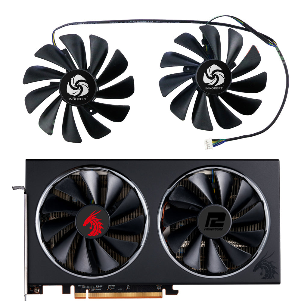 95MM RX5700 RX5600 GPU Fan For PowerColor Red Dragon RX 570 gpu-fan