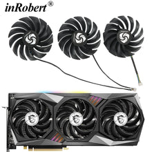 Load image into Gallery viewer, DIY Ball Bearing Fan PLD09210B12HH 90mm Graphics Card Fan Replacement For MSI RTX 3070 3080 3090 GAMING TRIO GPU