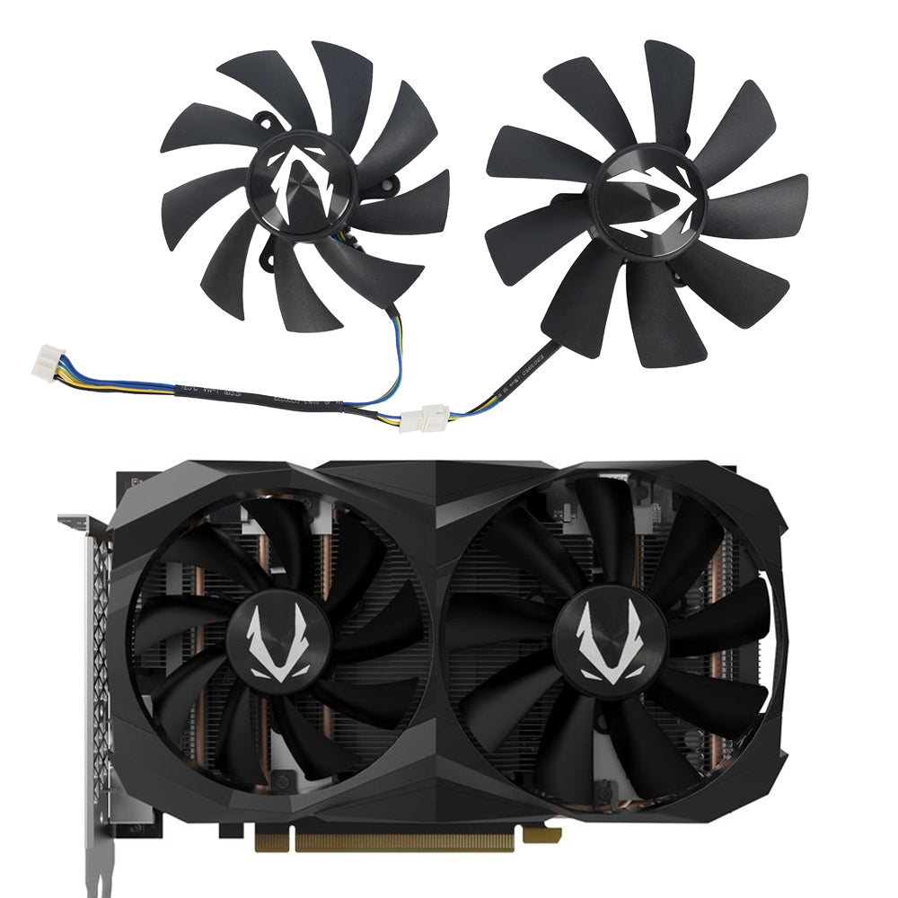 inRobert Video Card Fan Replacement Cooler for Zotac Gaming RTX 2060 Graphics Card ZT-T20600K-10M