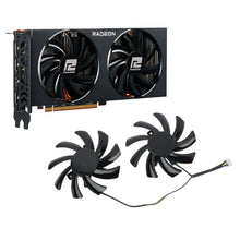 Load image into Gallery viewer, 85mm T129215BU RX 5700 5500 XT Graphics Card Fan For Powercolor Fighter RX 6700XT 6600XT 6600 Video Card