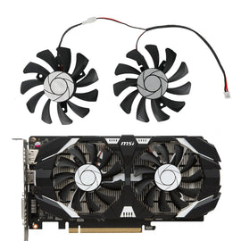 GTX 1050 4GB Graphics Card,128bit DDR5 1250MHz Graphics Card,PCI Express  2.0 PC Video Card for Dual Fan Desktop Computer