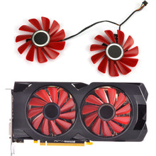 Load image into Gallery viewer, inRobert 85mm FDC10U12S9-C 0.45A 4Pin Cooler Fan Replace For XFX RX 570 RX 580 RX Graphics Video Card Cooling Fans