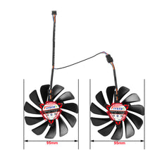 Cargar imagen en el visor de la galería, 95MM FDC10U12S9-C Graphics Card Cooling Fan for ASRock RX 5700 XT Challenger Video Card